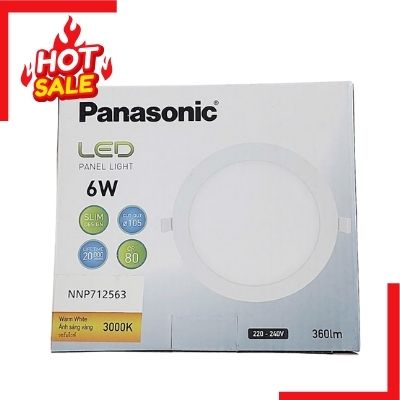 Đèn LED Âm Trần Panasonic Neo Slim Tròn 6W 3000K | NNP712563
